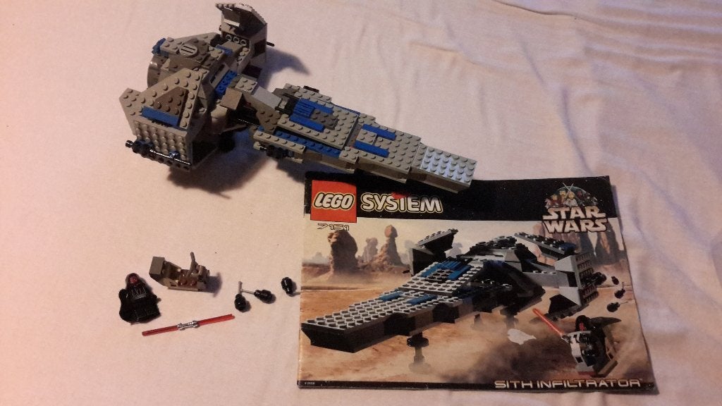 lego starwars 7151, Lego, Ophalen of Verzenden, Zo goed als nieuw, Compleet