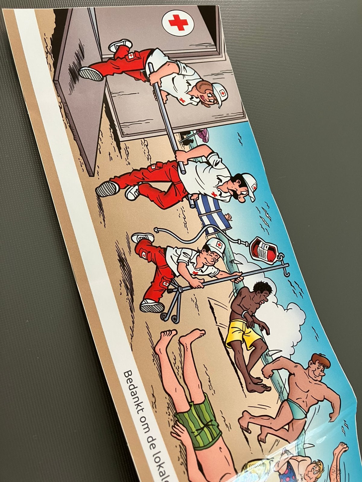 Sticker RODE KRUIS 2017., Verzamelen, Ophalen of Verzenden, Zo goed als nieuw