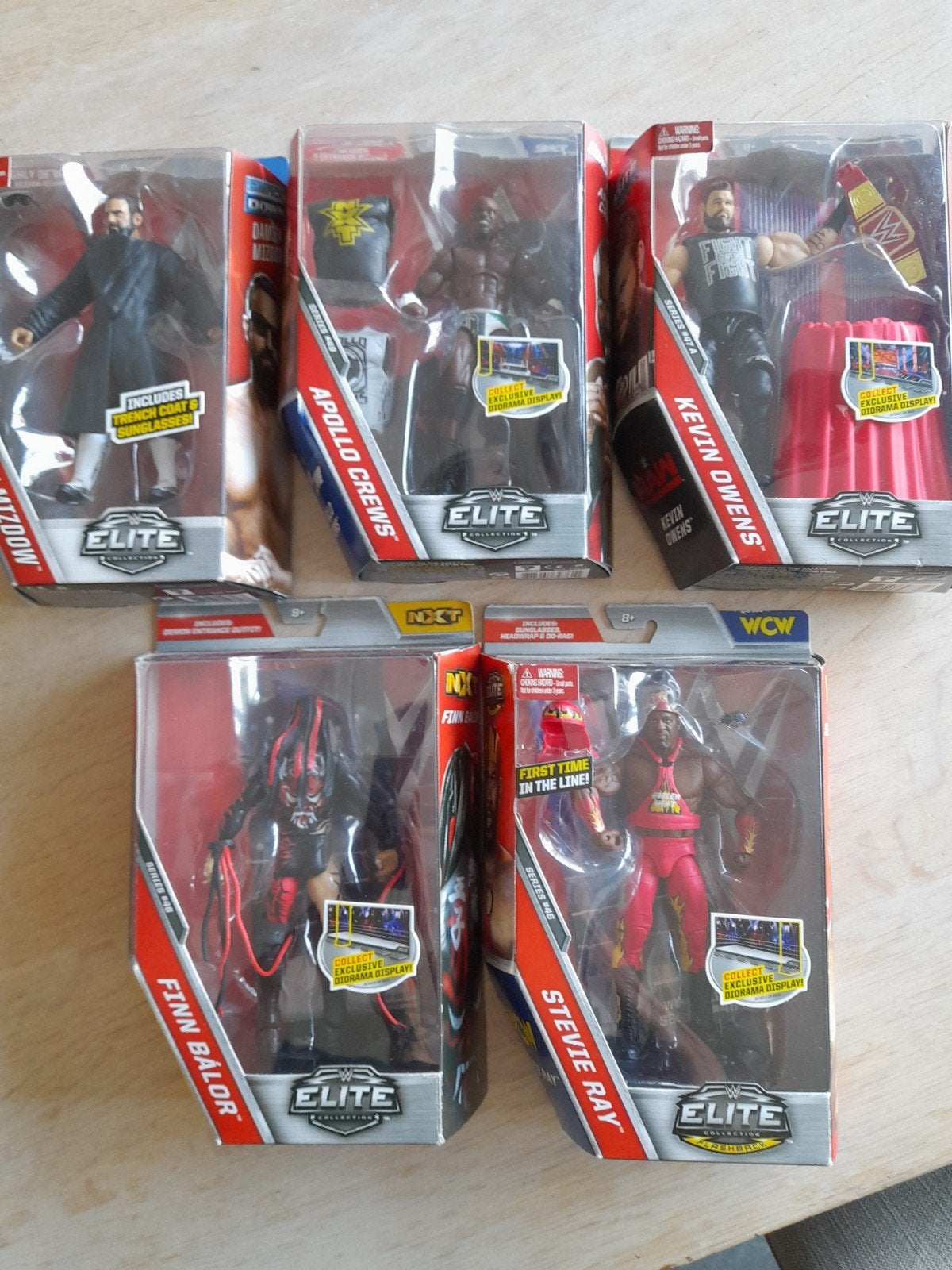 Collection WWE Elite, Enlèvement, Comme neuf