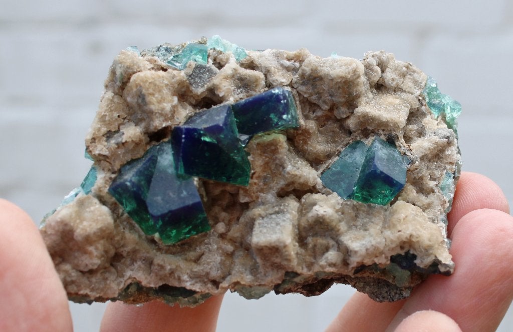 groene FLUORIET en SIDERIET uit DIANA MARIA mijn UK, Ophalen of Verzenden, Mineraal