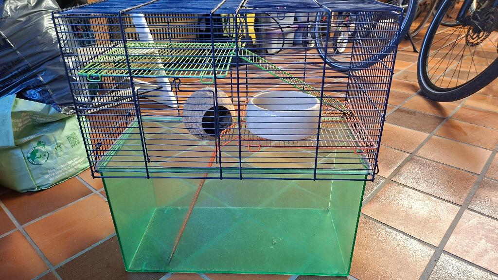Kooi gerbils of muizen, Dieren en Toebehoren, Kooi, Gebruikt, Muis, Ophalen