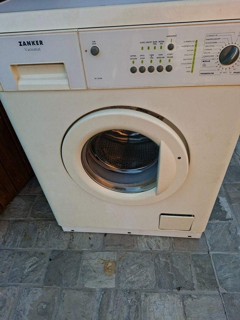 1 zanker wasmachine, Ophalen