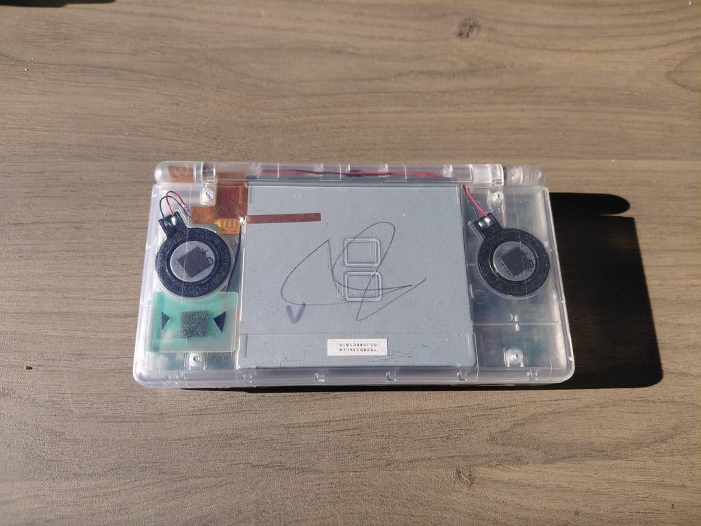 Nintendo DS Clear Shell, Games en Spelcomputers, Spelcomputers | Nintendo DS, Ophalen, Niet werkend, Overige kleuren, DS Lite