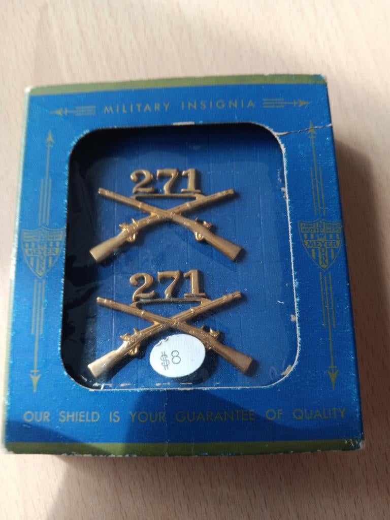 Us ww2 271 INFANTRY INSIGNE, Enlèvement ou Envoi