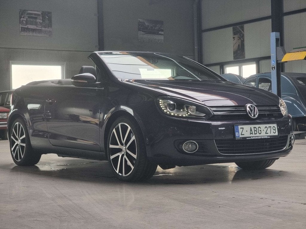 Volkswagen Golf Cabriolet Golf Cabriolet 2.0 CR TDi FULL FUL, Auto's, Voorwielaandrijving, Gebruikt, Zwart, Cabriolet
