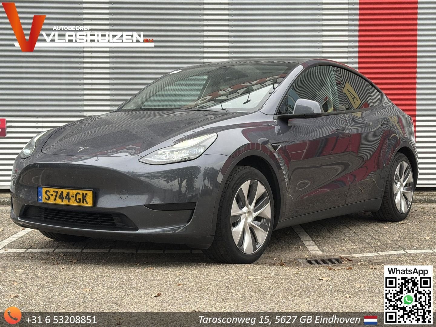 Tesla Model Y RWD 58 kWh | € 19.450,- NETTO! |, Automaat, Verwarmde buitenspiegels, SUV of Terreinwagen, Zilver of Grijs