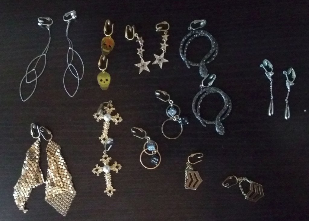 lot de boucles d'oreilles à clip, Bijoux, Sacs & Beauté, Envoi, Comme neuf