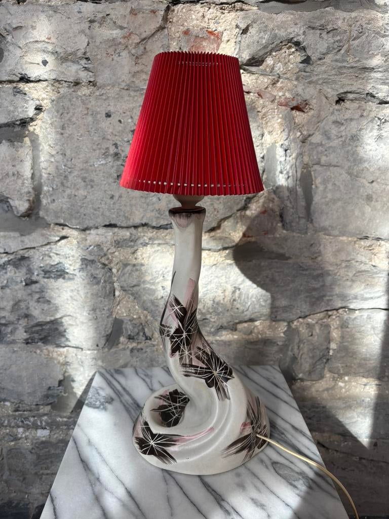 Pied de lampe Vallauris (François Ré), Maison & Meubles, Enlèvement ou Envoi, Comme neuf, Autres matériaux, Moins de 50 cm