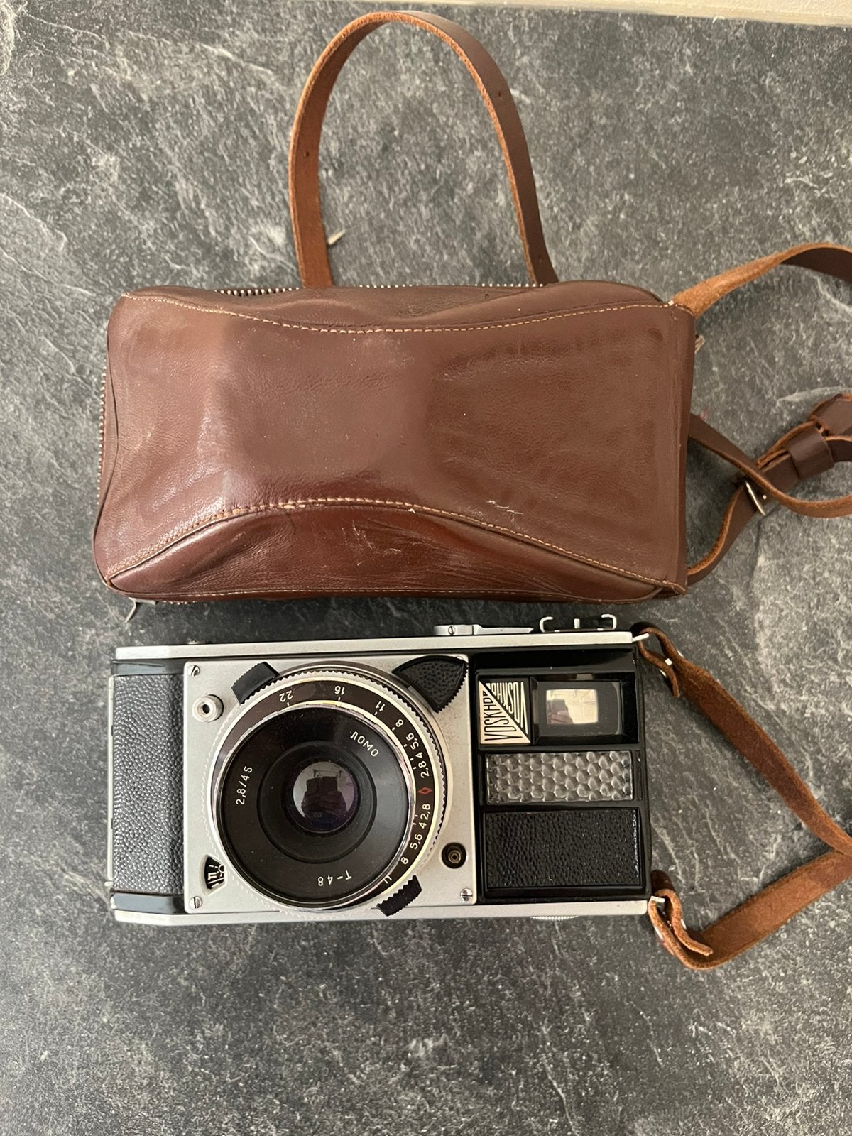 Vintage analoge Sovjet camera Voskhod, Ophalen, Zo goed als nieuw