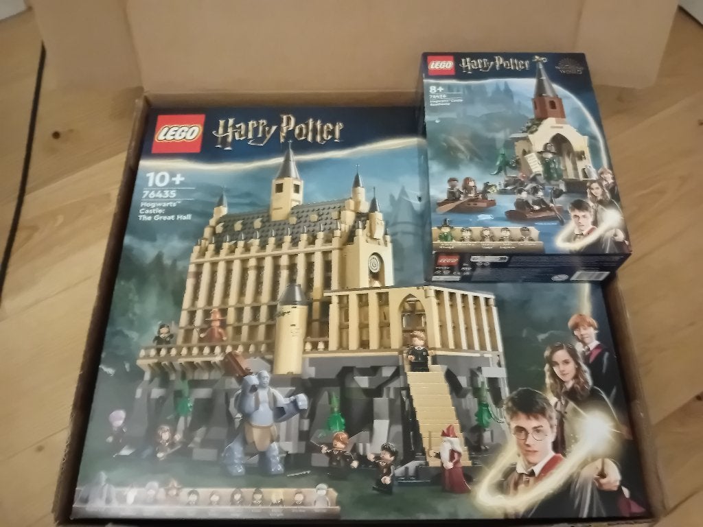 Lego Harry Potter boothuis en grote zaal 76435 en 76426, Enlèvement ou Envoi, Lego, Ensemble complet, Harry Potter