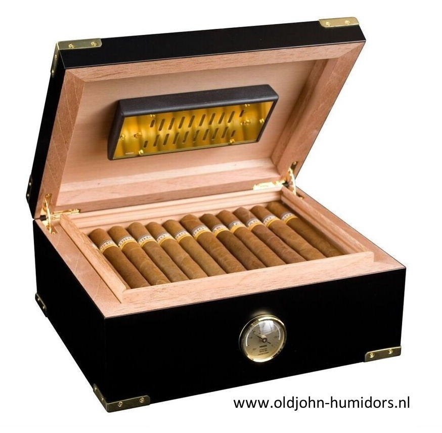 AKTIE € 184,00 HUMIDOR ADORINI MODENA DELUXE 75 Sigaren h150, Ophalen of Verzenden, Nieuw, Tabaksdoos of Verpakking