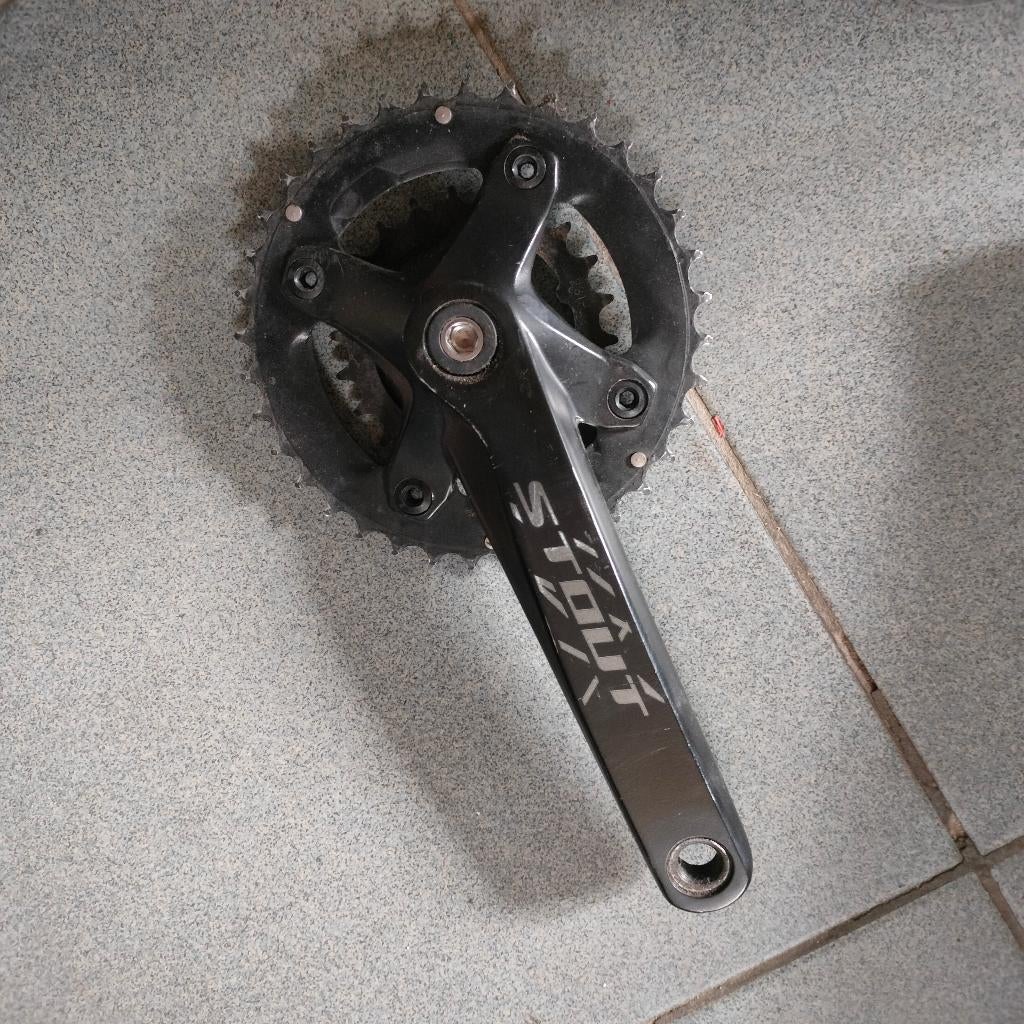 Trapstel/ crankstel mountain bike, Fietsen en Brommers, Zo goed als nieuw, Aluminium, Mountainbike, Ophalen