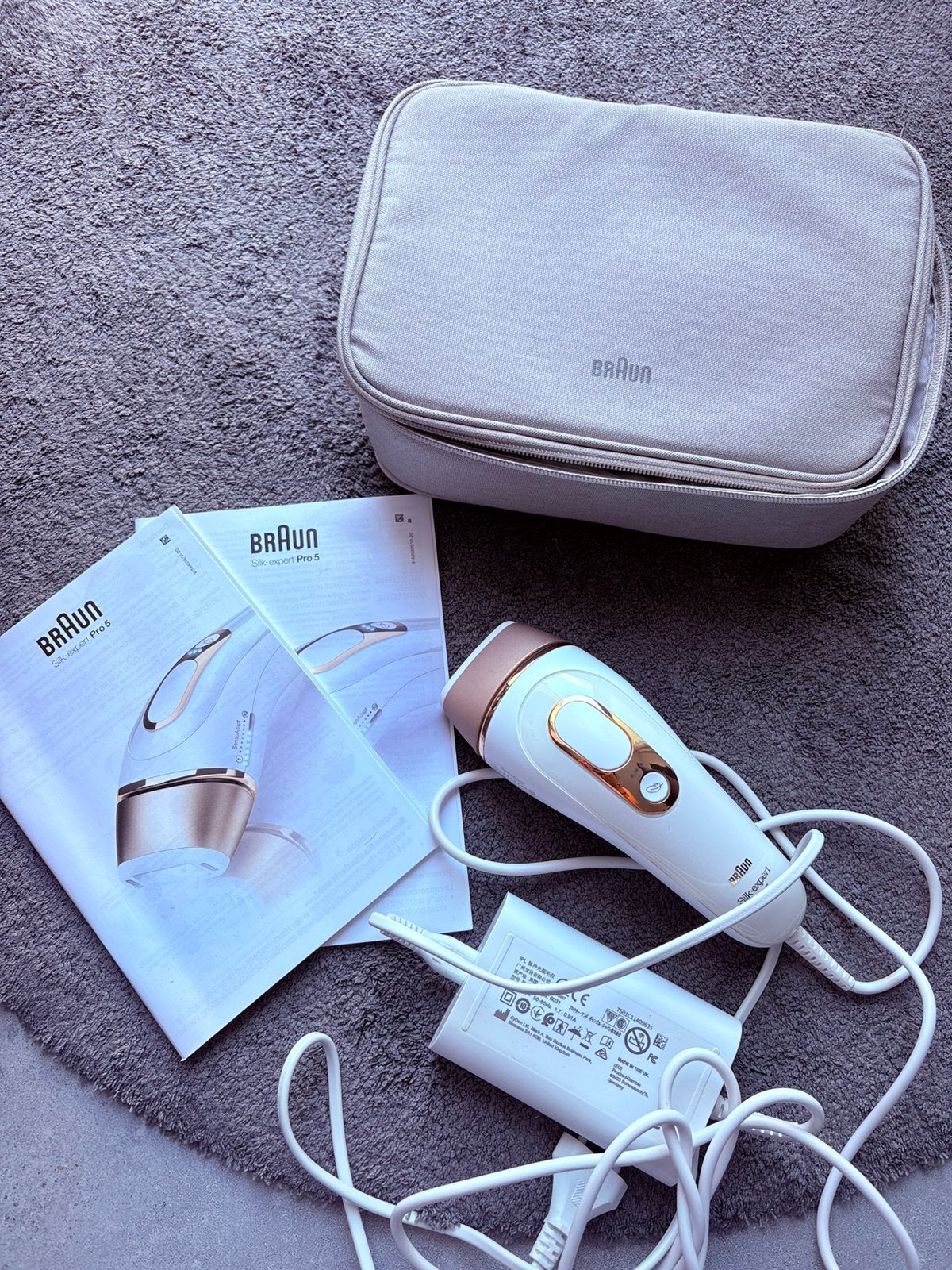 Braun Silk-expert Pro 5 IPL – Très bon état – Complet, Enlèvement ou Envoi, Comme neuf, Soin des mains et des pieds