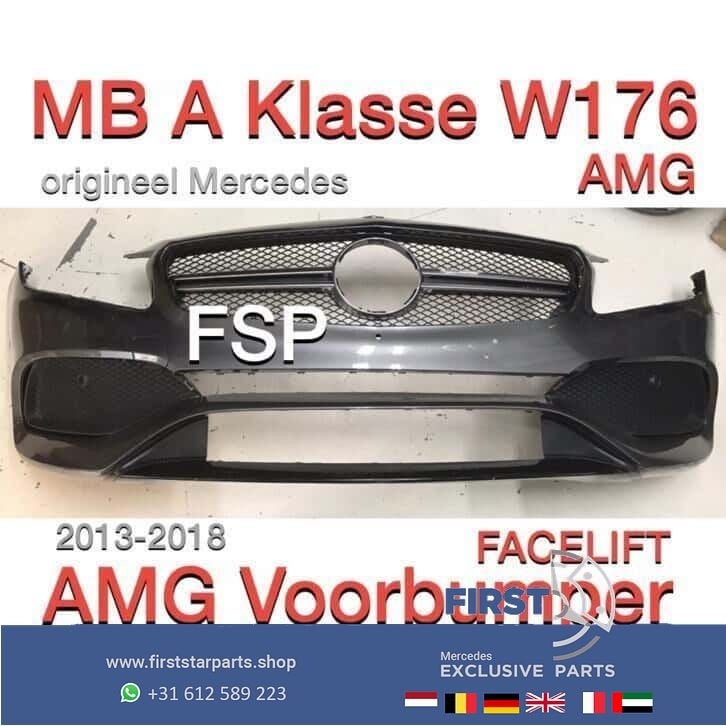 W176 Facelift AMG Pakket origineel Mercedes MB A45 gril 2018, Gebruikt, -, Ophalen of Verzenden, Bumper