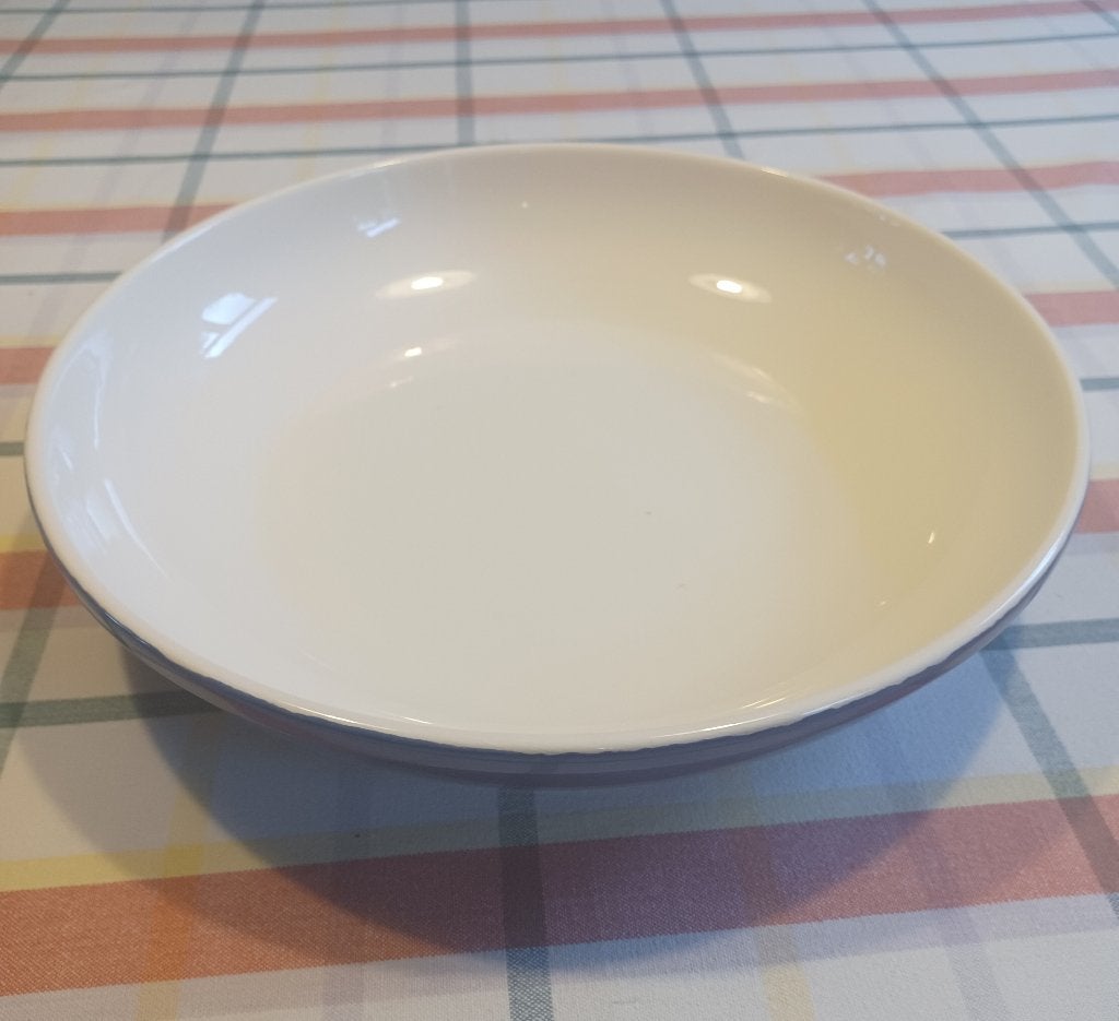 .Grote blauw-witte schaal, Huis en Inrichting, Keuken | Servies, Ophalen of Verzenden, Zo goed als nieuw, Kom(men)