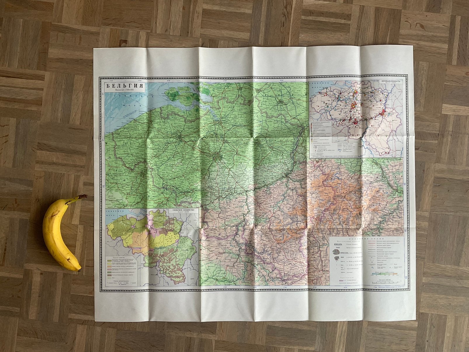 Carte russe de la Belgique, Enlèvement ou Envoi, Belgique, Comme neuf, Carte géographique