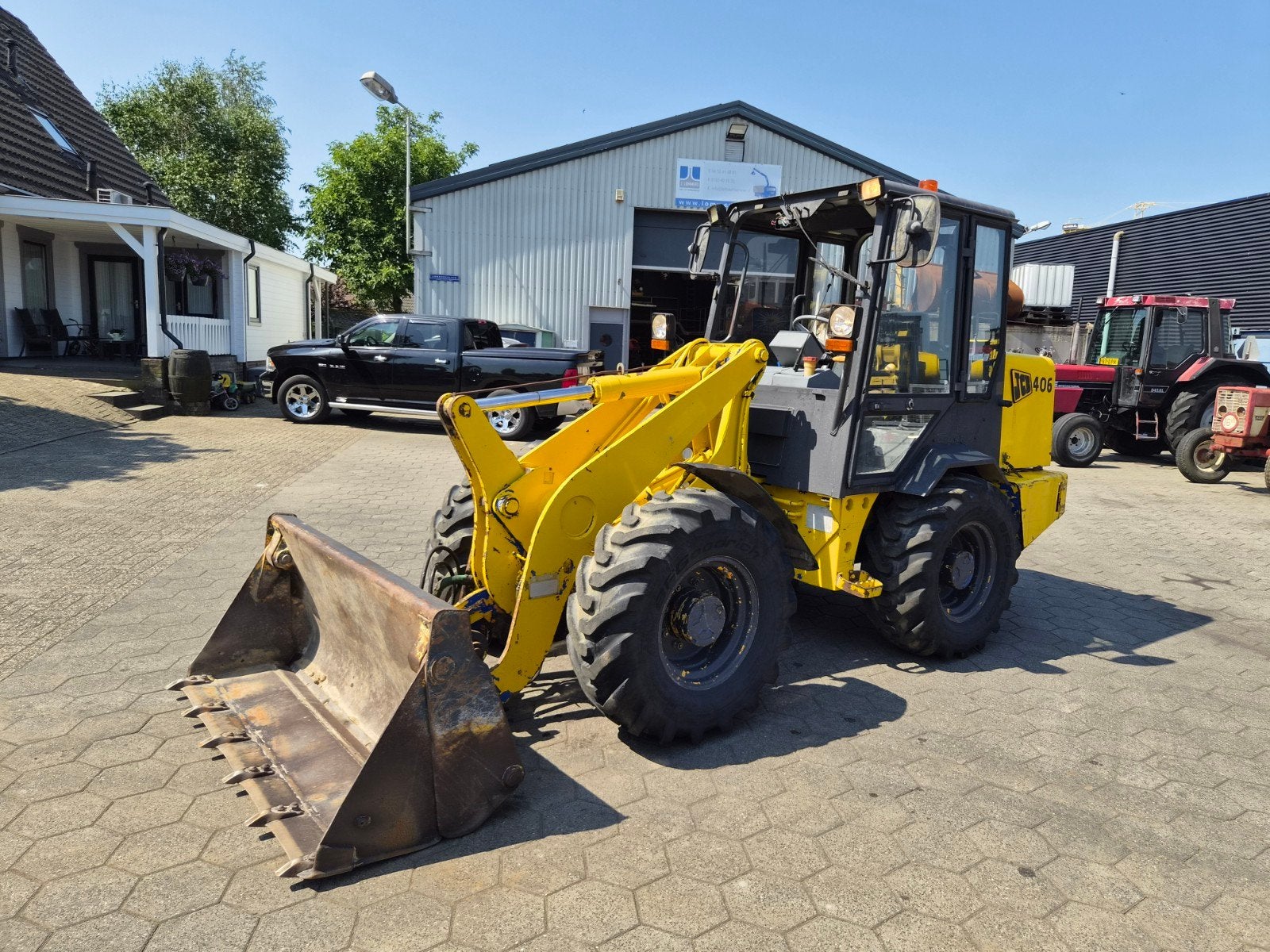 Jcb 406 loader 4t, Ophalen