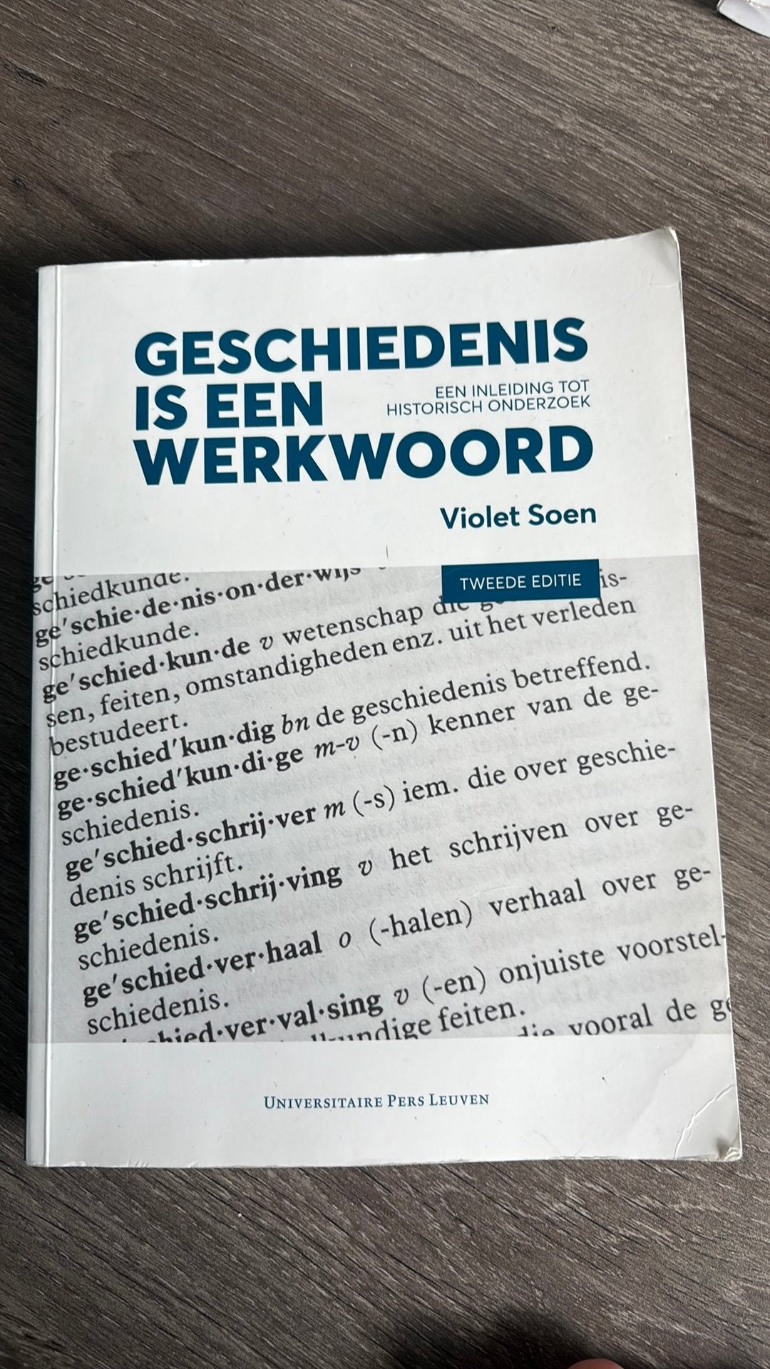 Violet Soen - Geschiedenis is een werkwoord, Boeken, Ophalen of Verzenden, Violet Soen