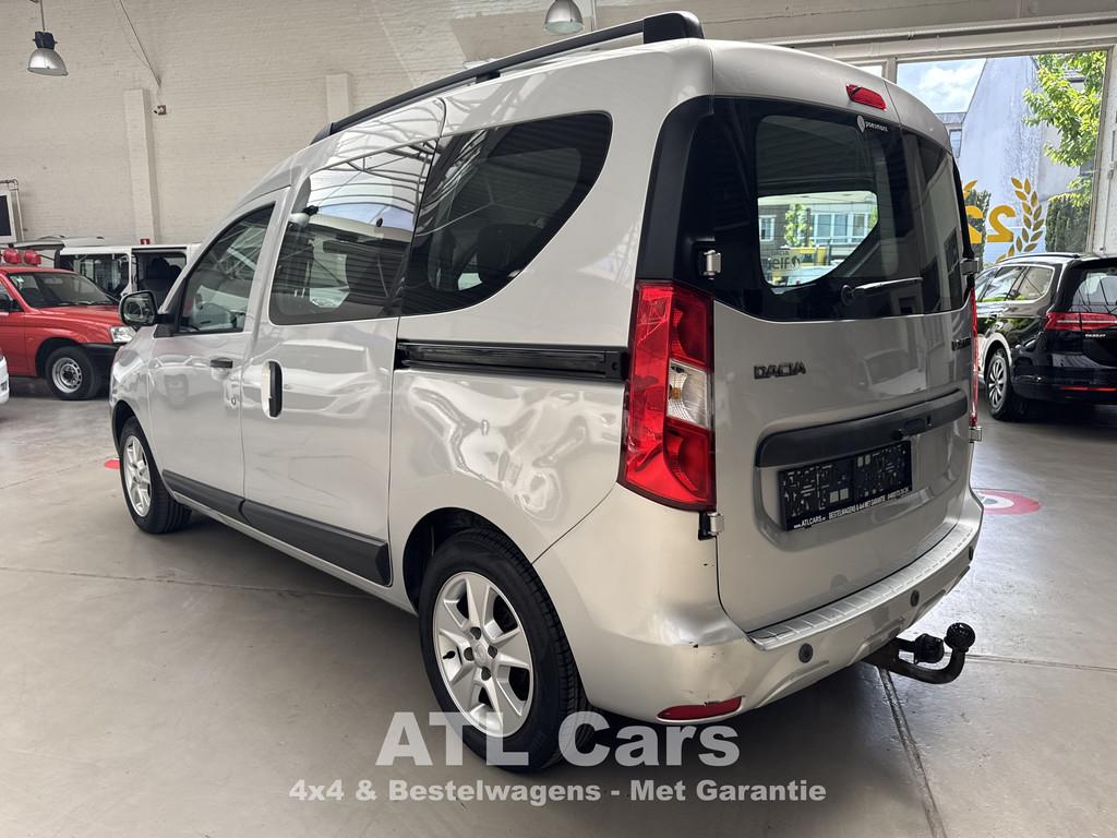 Dacia Dokker 1.6BENZINE | EURO6 | TREKHAAK | AIRCO | 1J GARA, Voorwielaandrijving, 75 kW, Stof, Gebruikt