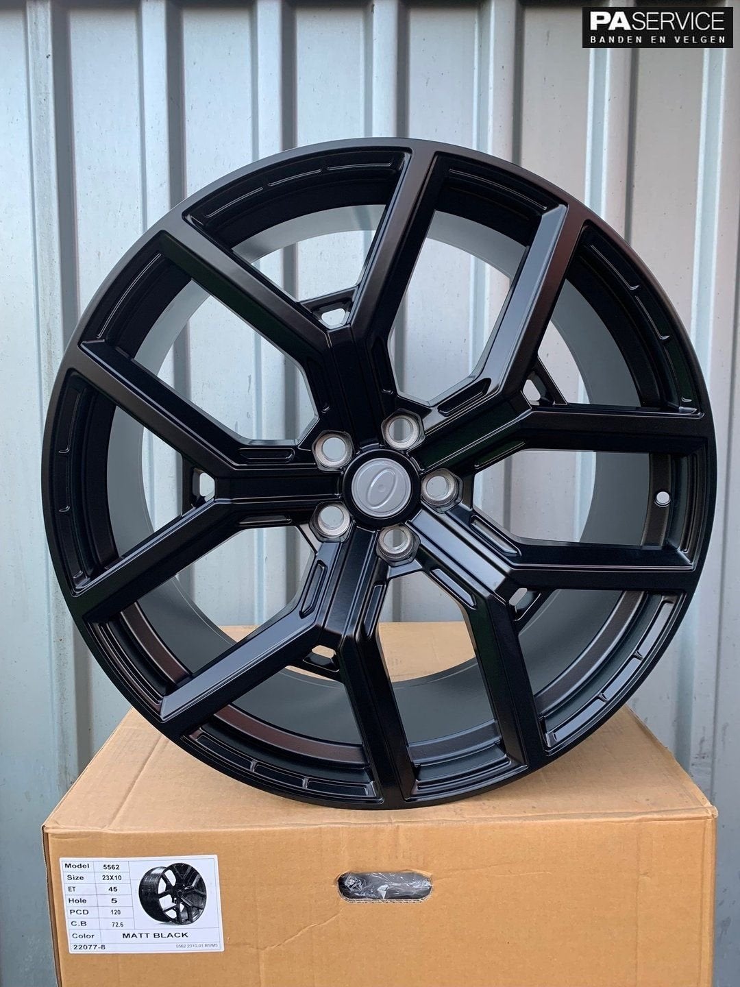Nwe 23 inch Satin Black Dedicated Range Rover velgen, Neuf, Pneus et Jantes, -, Autres dimensions
