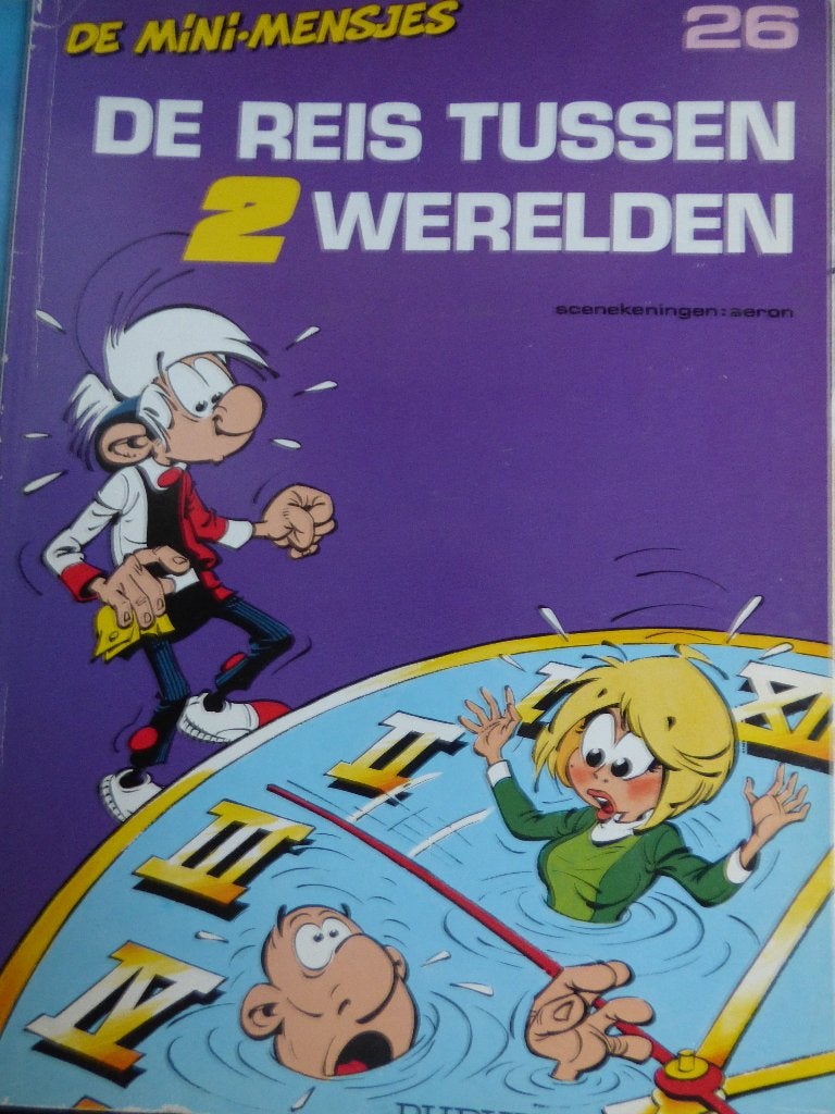 de minimensjes nr 26  de reis tussen 2 werelden, Boeken, Ophalen of Verzenden