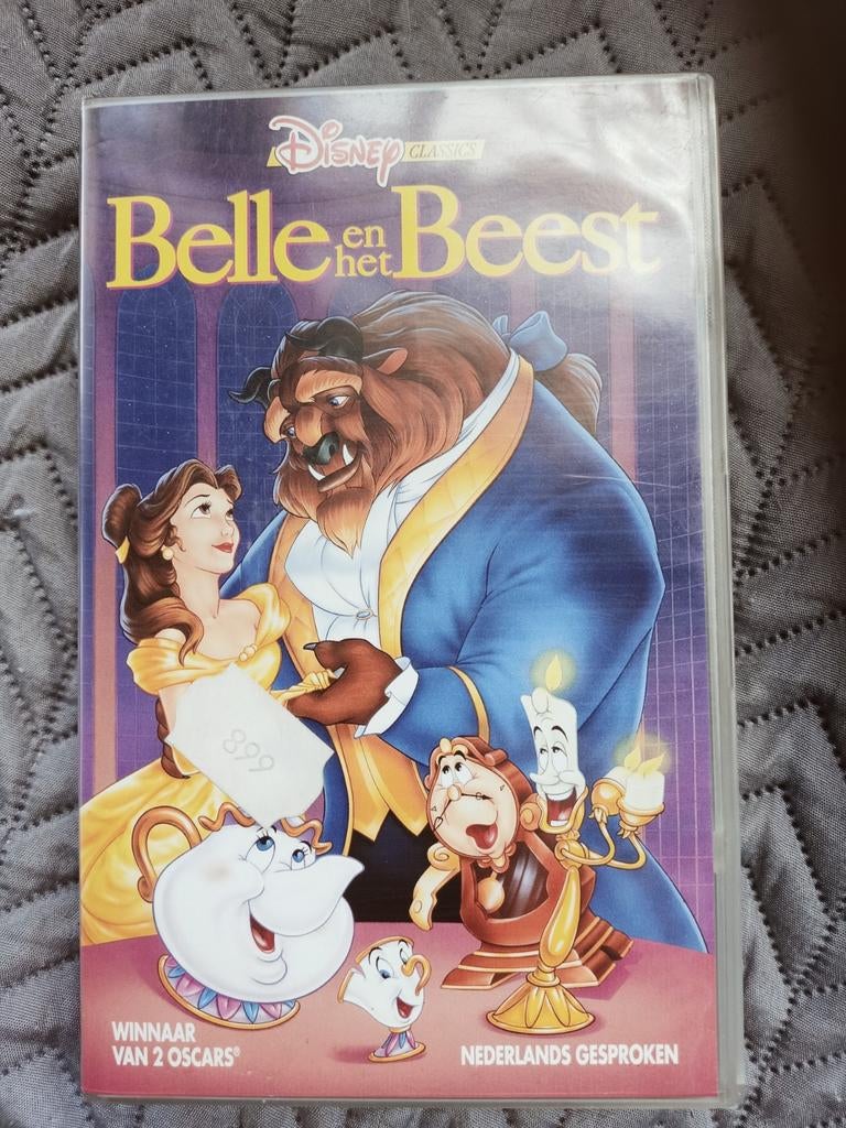 belle en het beest disney vhs, CD & DVD, Enlèvement ou Envoi