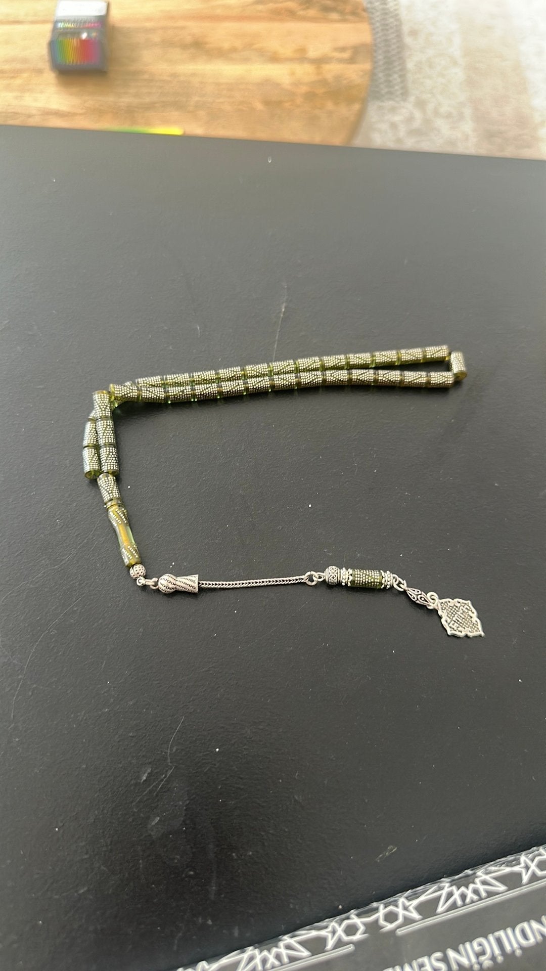 Tesbih, Handtassen en Accessoires, Armbanden, Ophalen, Zo goed als nieuw, Zilver