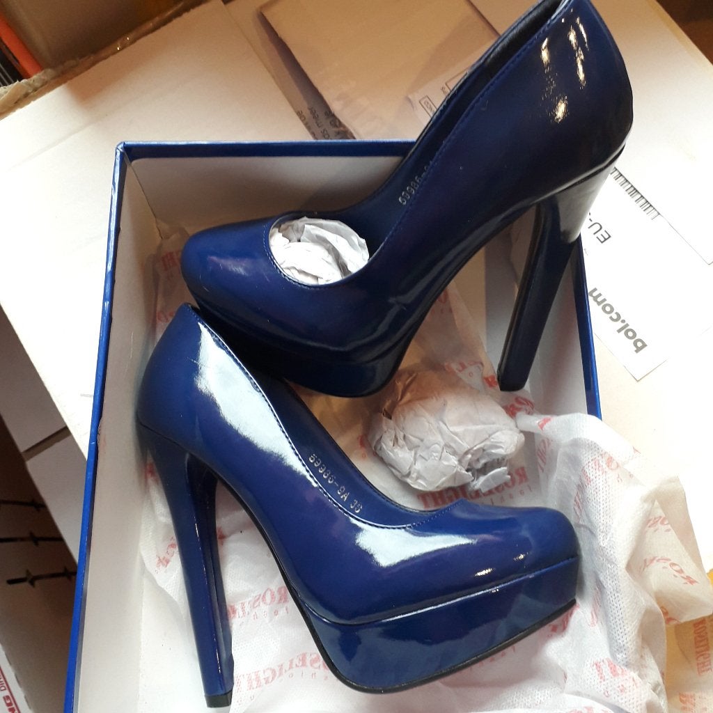 sexy pumps, Neuf, Escarpins, Bleu, Envoi