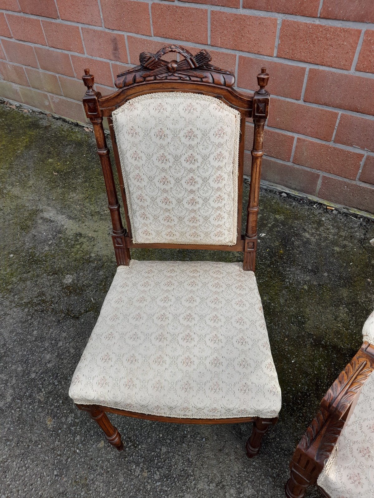 Zitbank+ 3 stoelen, Ophalen
