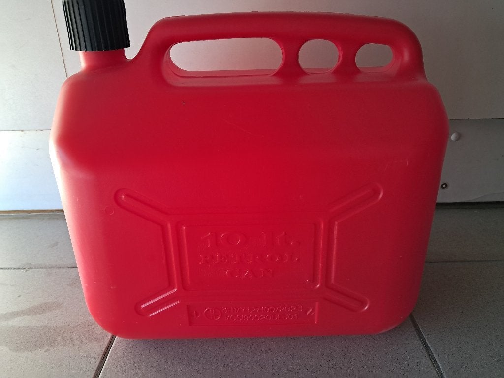 Bidon 10 liter, Ophalen of Verzenden, Zo goed als nieuw