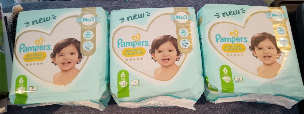 3x Pampers Premium Protection - Maat 6, Overige typen, Zo goed als nieuw, Standaard, Ophalen