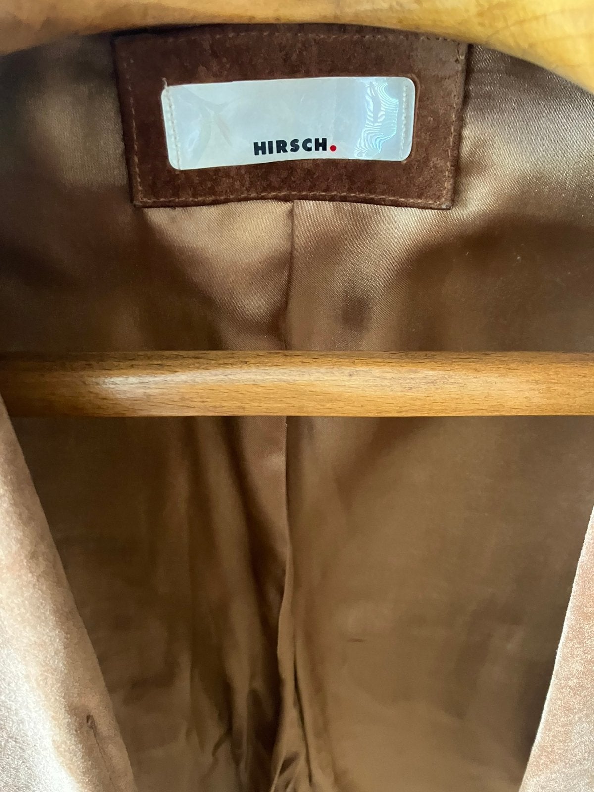 Echt lederen blazer in daim, kleur : camel, Kleding | Dames, Maat 38/40 (M), Bruin, Ophalen of Verzenden, Jasje