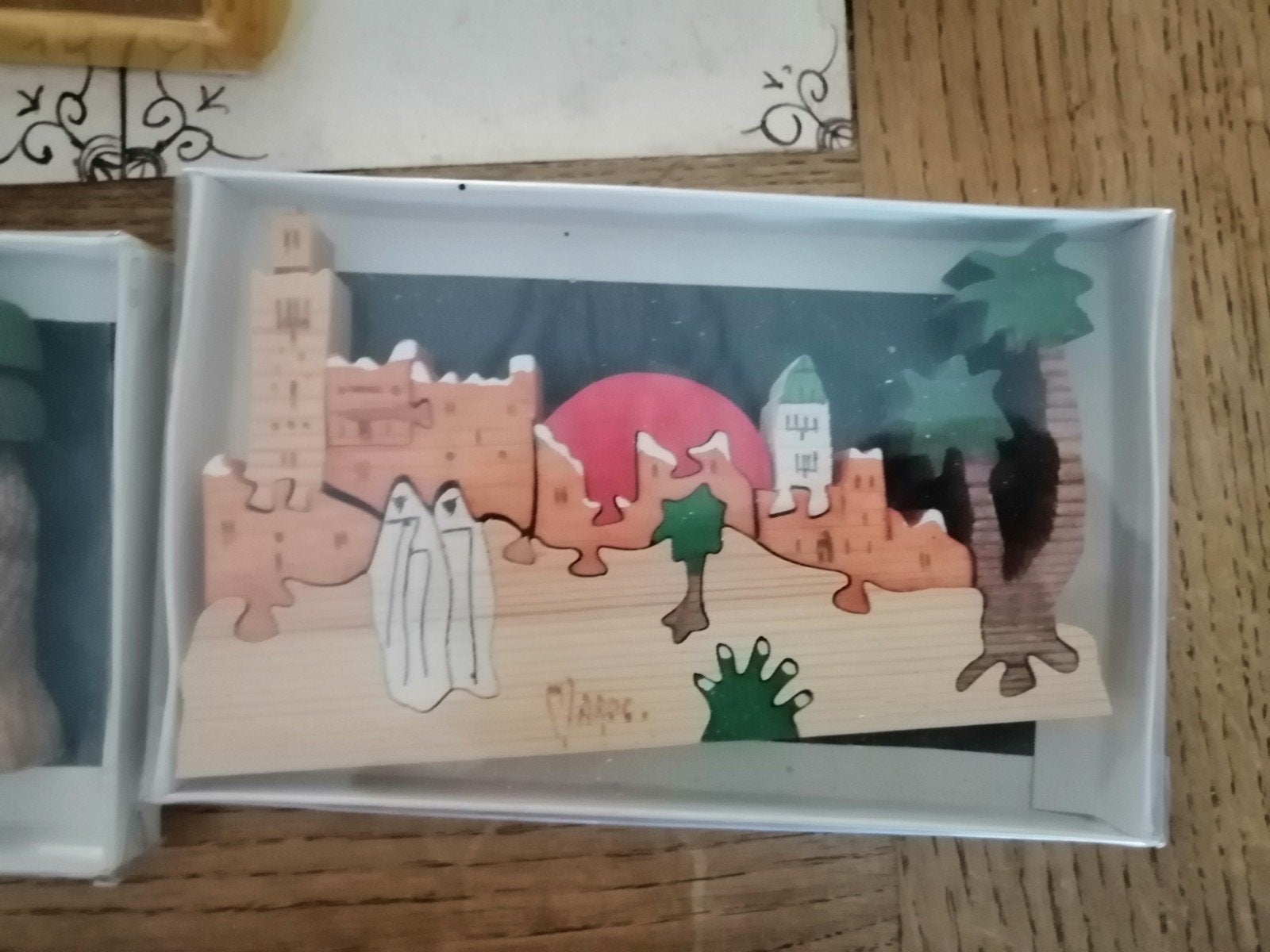 3 marokaanse puzzles, Ophalen