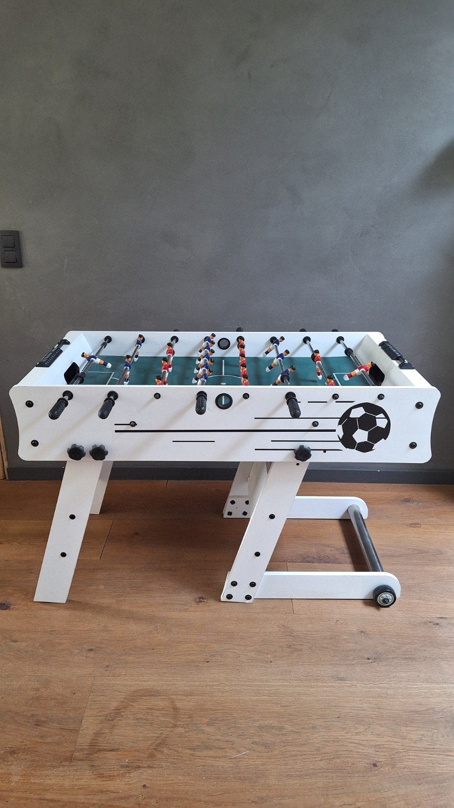 Cougar Scorpion Kick voetbaltafel opklapbaar - wit, Enlèvement