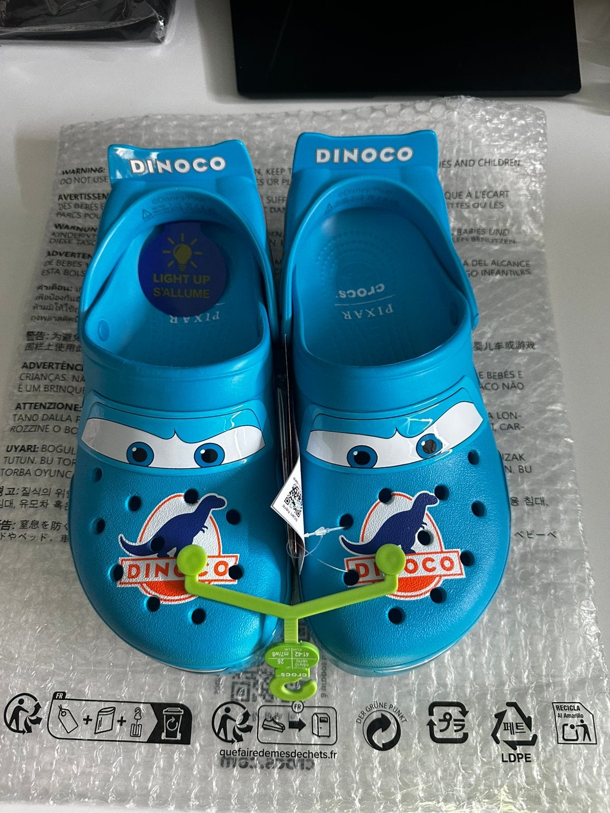 Disney & Pixar Lightning McQueen Dinoco Crocband Clog, Ophalen, Zo goed als nieuw