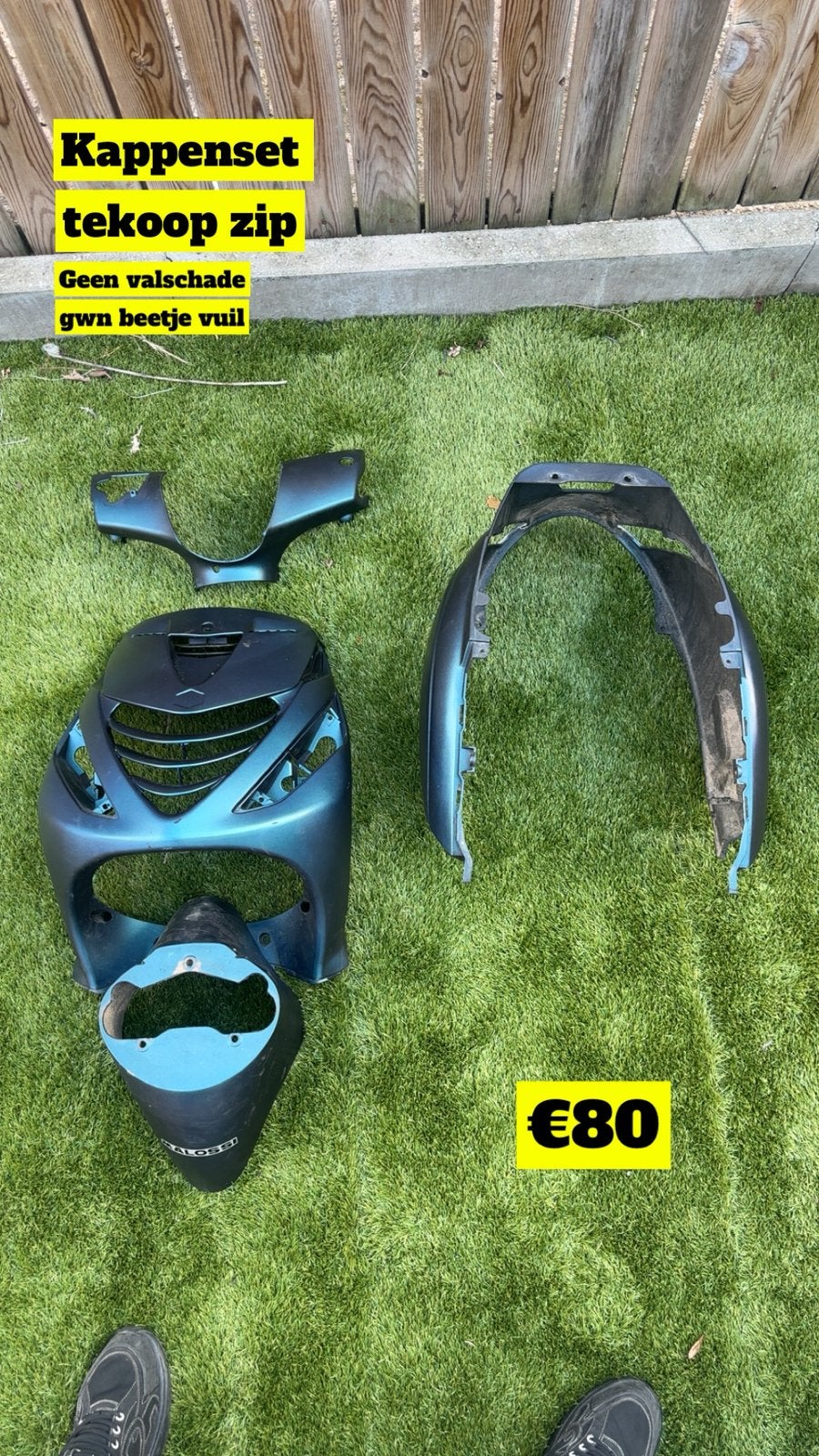 Kappenset zip sp, Fietsen en Brommers, Ophalen of Verzenden, Nieuw, Kap, Piaggio