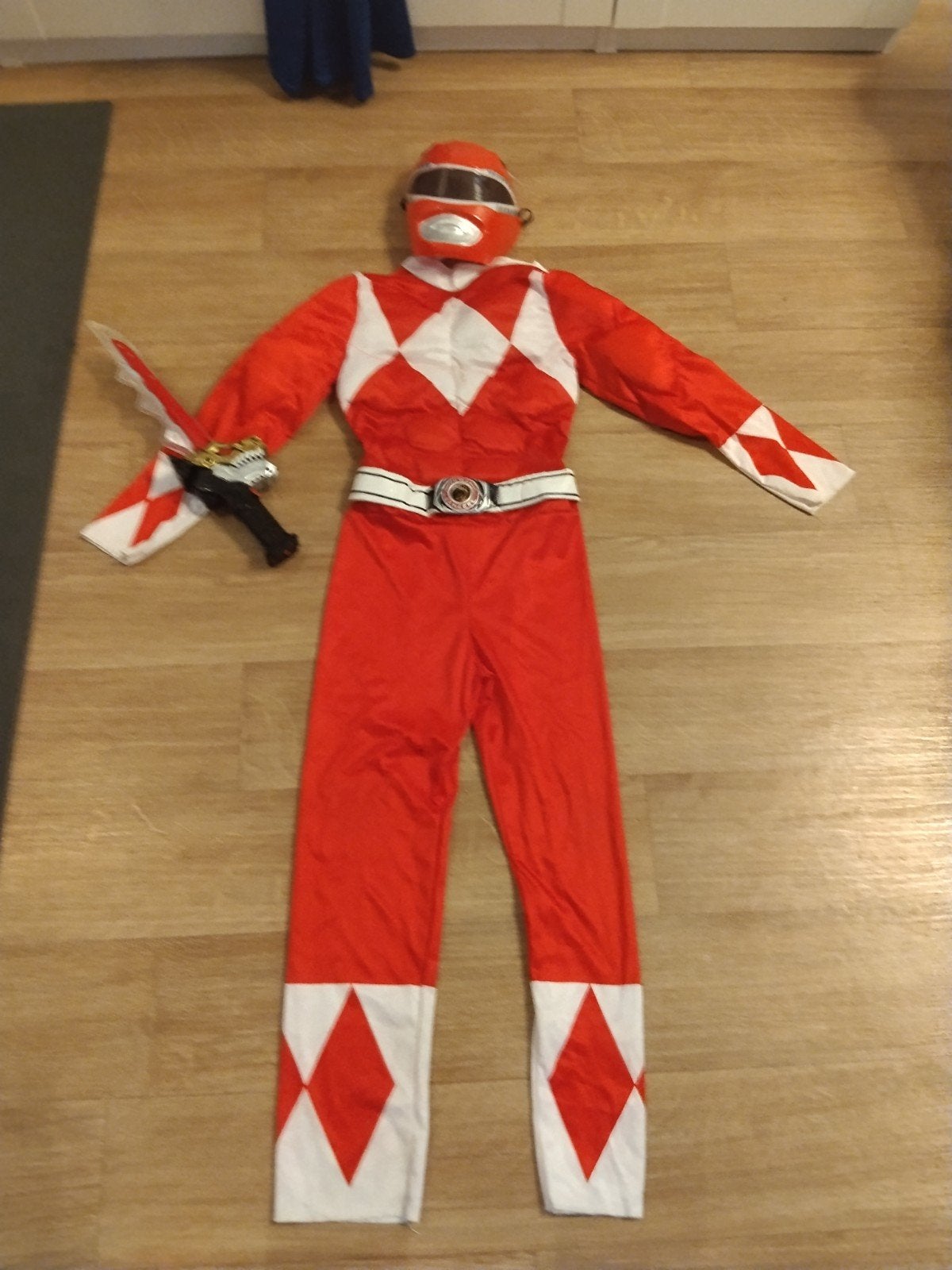 Power ranger + zwaard (9-12j), Ophalen