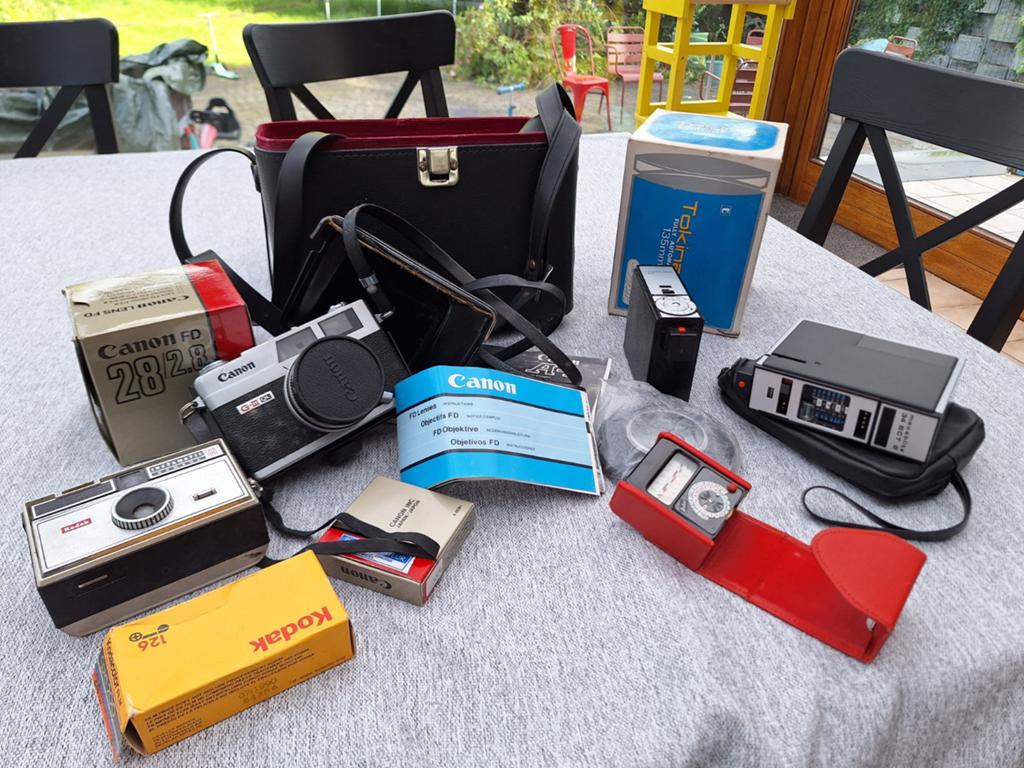 Canon G3 QL cameraset en diverse, Verzamelen, Foto-apparatuur en Filmapparatuur, Ophalen