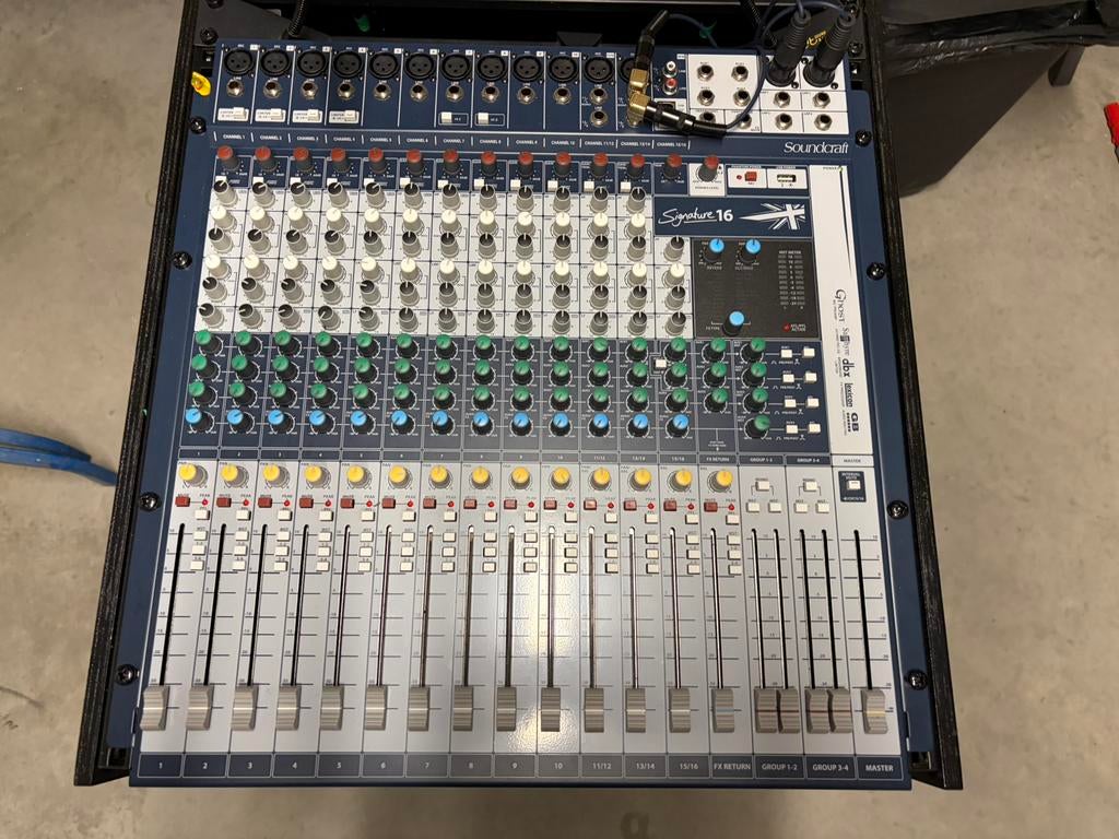 Soundcraft Signature 16 mengpaneel / mixer – nette staat, Muziek en Instrumenten, Ophalen, Zo goed als nieuw, 10 tot 20 kanalen