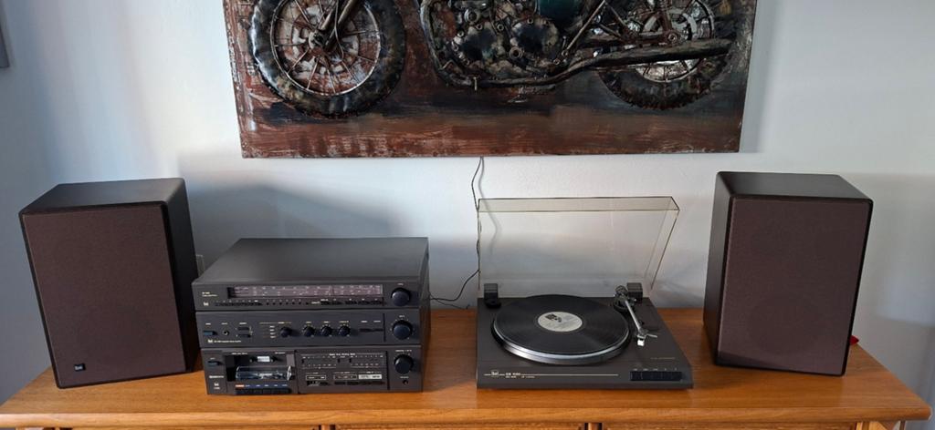 Dual platenspeler versterker radio cassettedeck, Audio, Tv en Foto, Stereoketens, Losse componenten, Zo goed als nieuw, Ophalen