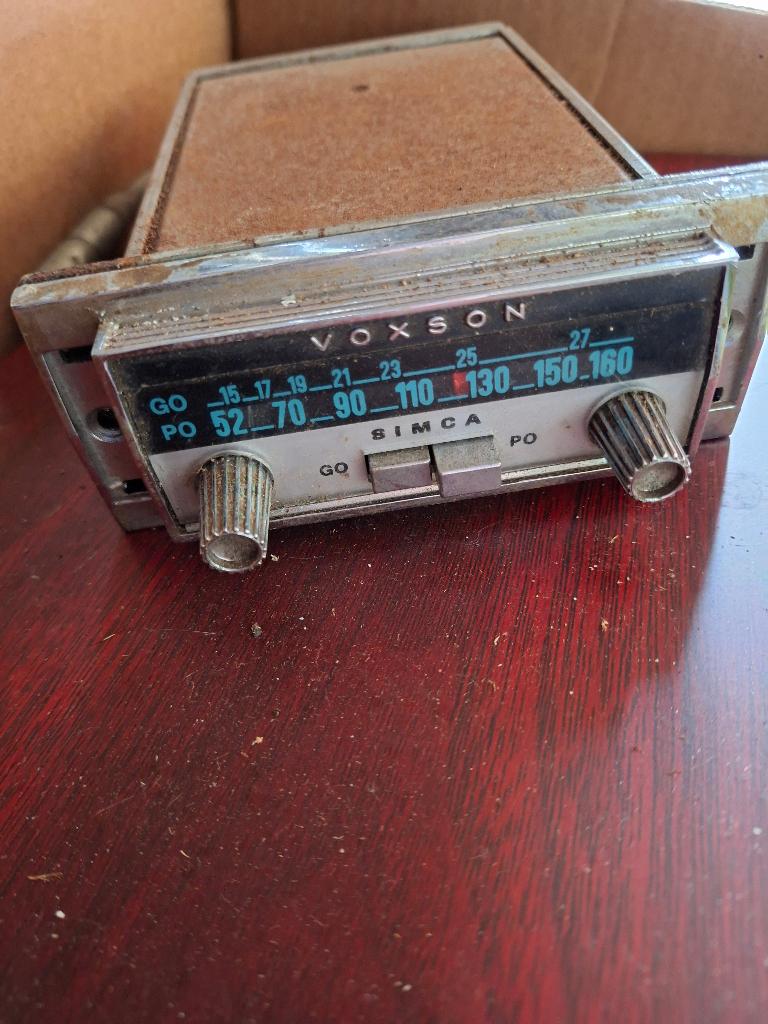 Autoradio Voxson Simca, Ophalen of Verzenden, Gebruikt