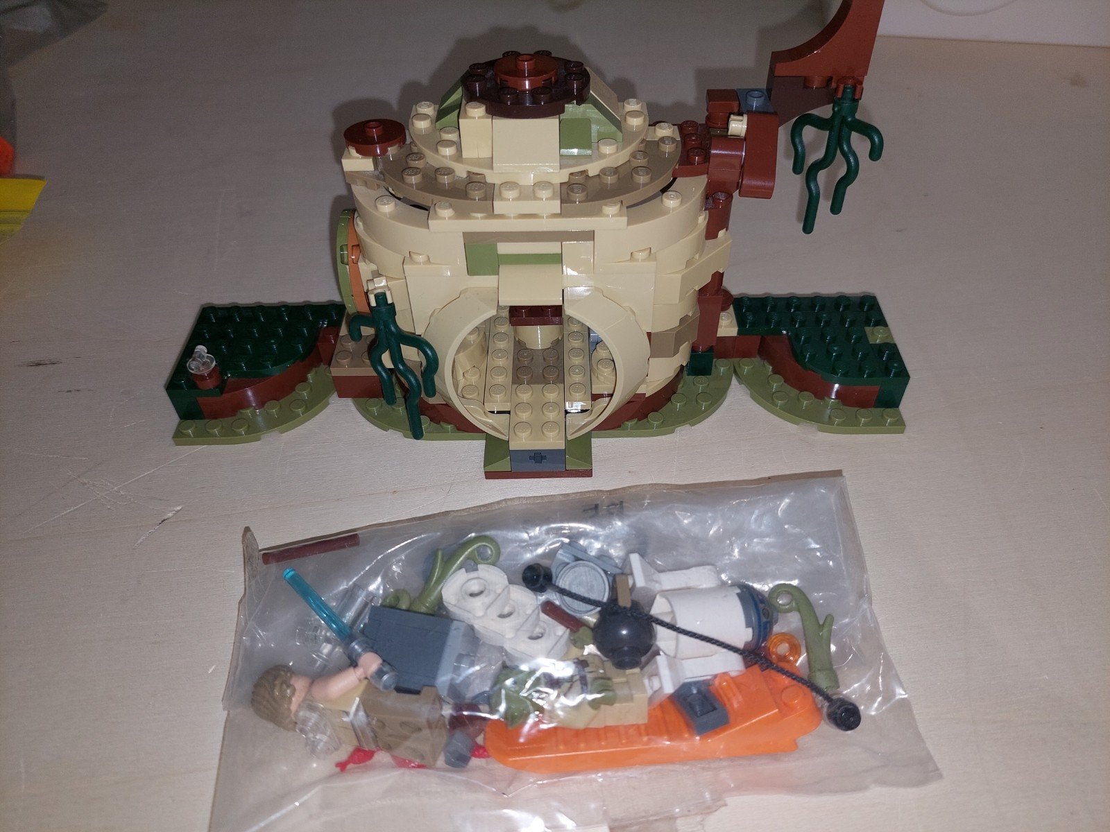 Lego Star Wars 75208 Yoda Trainingscabine, Kinderen en Baby's, Speelgoed | Duplo en Lego, Gebruikt, Star Wars, Lego, Ophalen of Verzenden