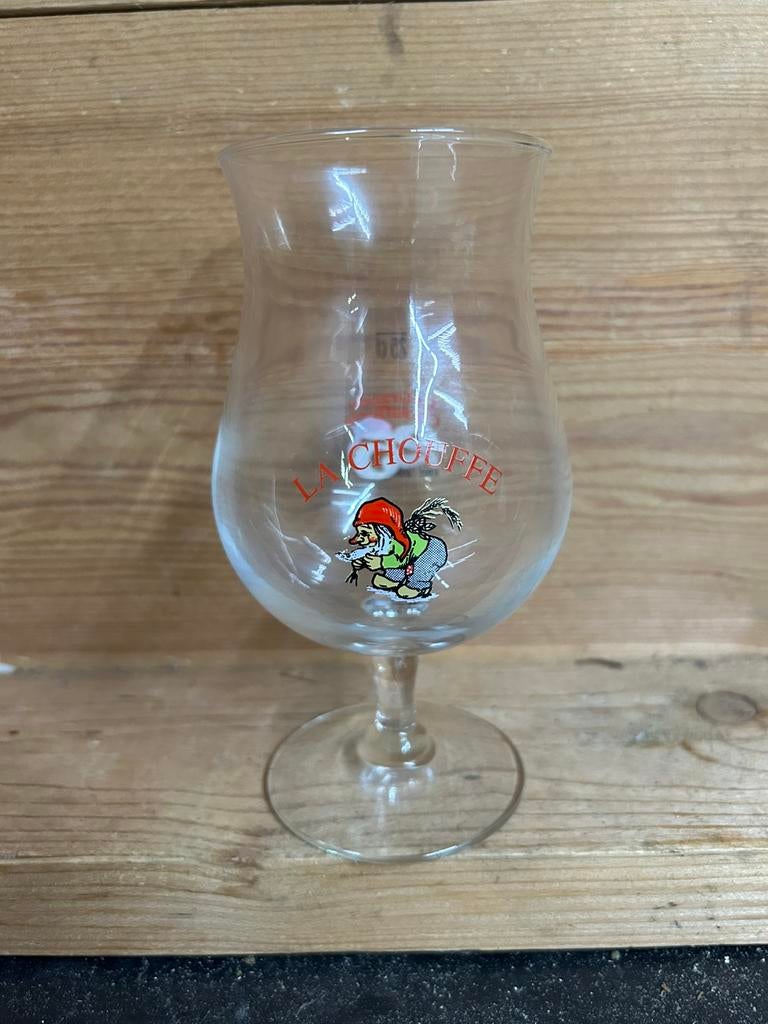 25 jaar la chouffe glas, Verzamelen, Ophalen of Verzenden, Zo goed als nieuw, Glas of Glazen