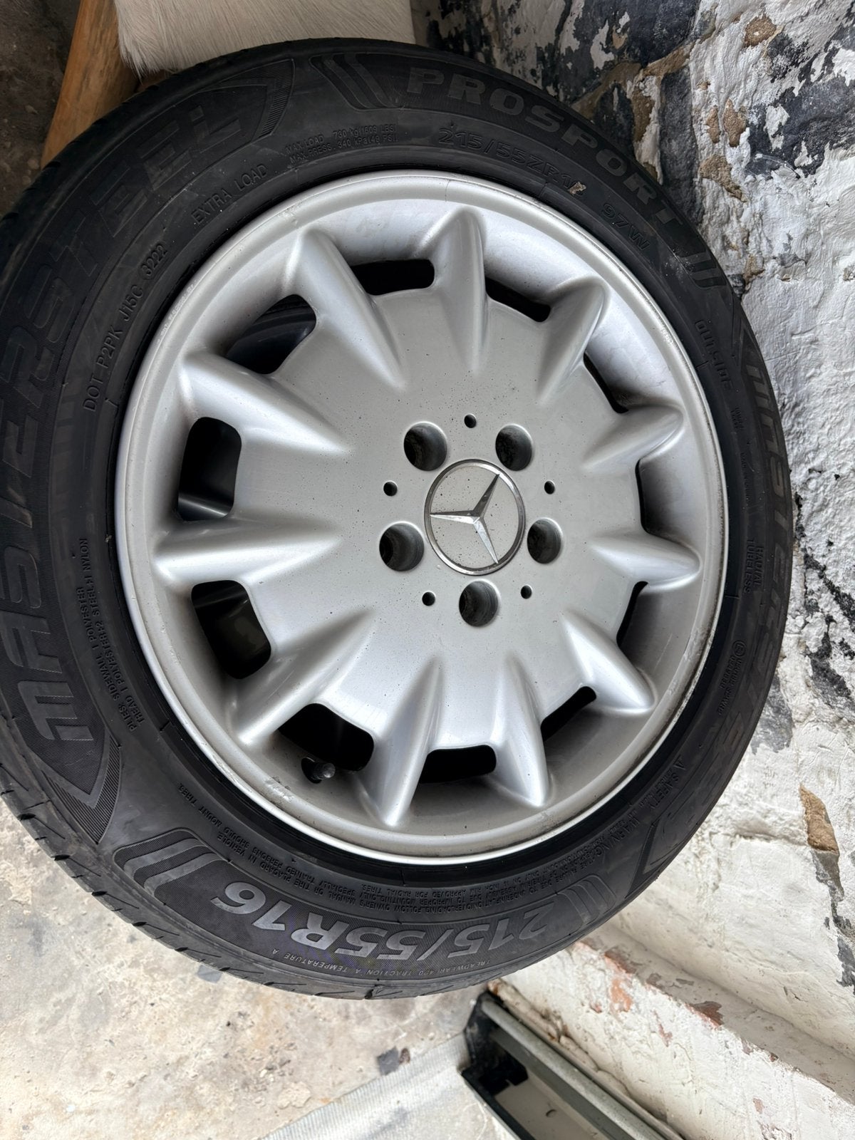 Jantes avec pneus pour Mercedes avec les boulons, Enlèvement, Pneu(s)