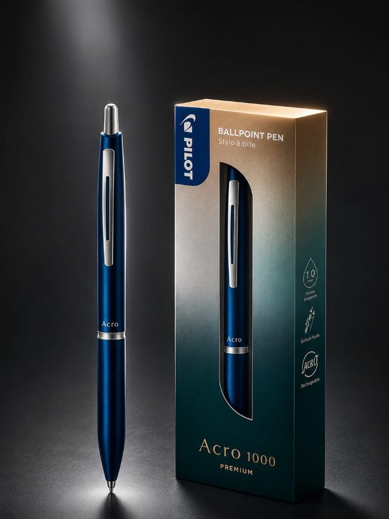 Stylo-bille Pilot Acro 1000., Collections, Stylos, Neuf, Stylo, Autres marques, Avec boîte, Enlèvement