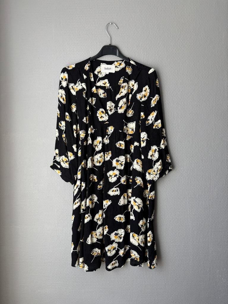 Ba&sh - Robe - S, Taille 36 (S), Noir, Envoi, Longueur genou