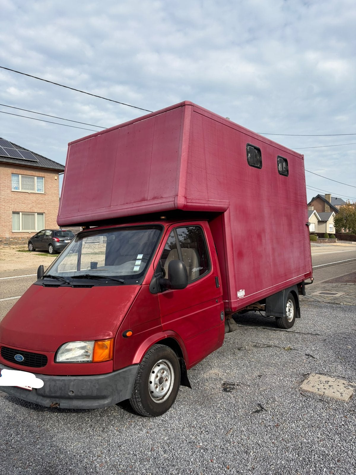 B-rijbewijs paarden camionette te koop., Enlèvement, Utilisé, Remorque 2 chevaux