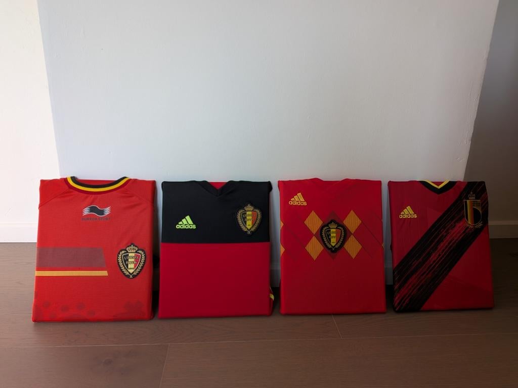 Chemises de football Red Devils en toile, Enlèvement