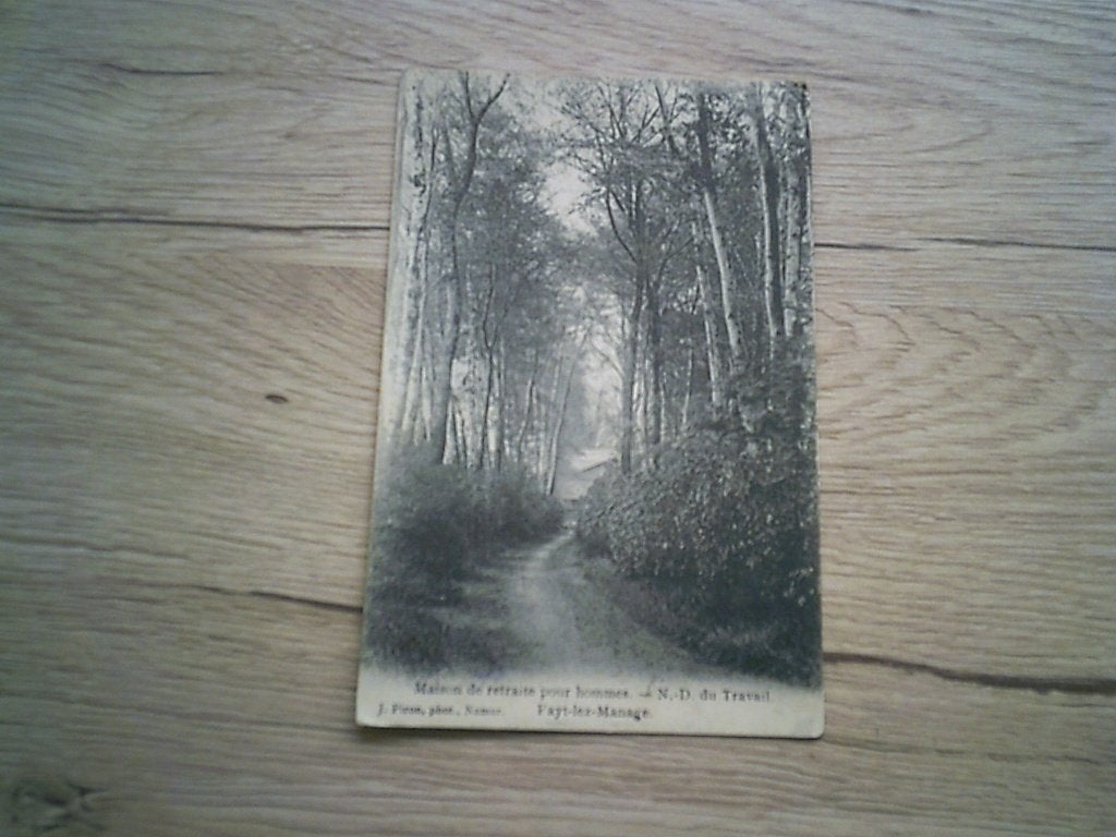 FAYT-LEZ-MANAGE: Maison de Retraite pour hommes, Enlèvement ou Envoi, Avant 1920, Affranchie, Hainaut