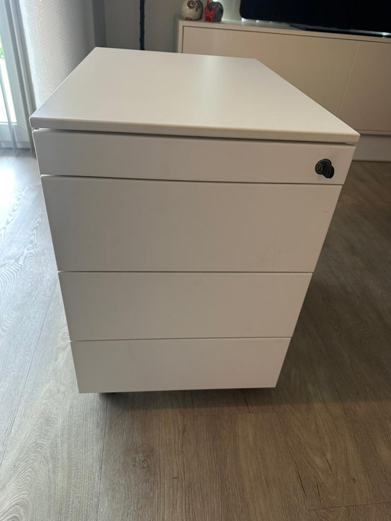ladeblok TDS verrijdbaar 3 lade's en penlade., Huis en Inrichting, Kasten | Ladekasten, Ophalen, Minder dan 50 cm, Nieuw, 3 of 4 laden